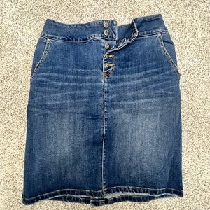 PRANA denim skirt size 6
